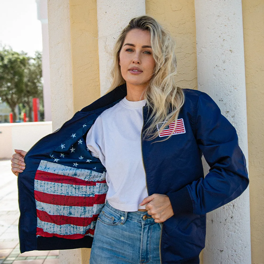 Limited Edition Bomber Jacket | Party in the USA | Navy