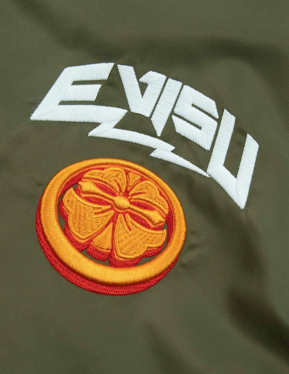 Logo and Kamon Embroidered MA-1 Bomber Jacket