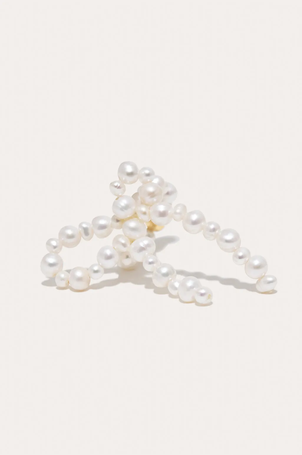 Loop‐the‐Loop - Pearl and Gold Vermeil Ring