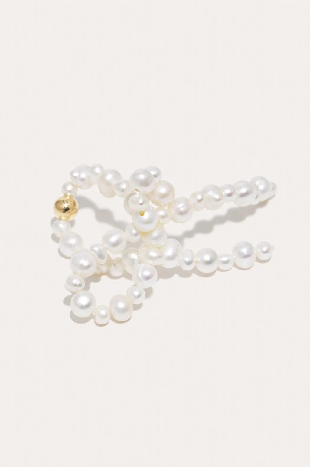 Loop‐the‐Loop - Pearl and Gold Vermeil Ring