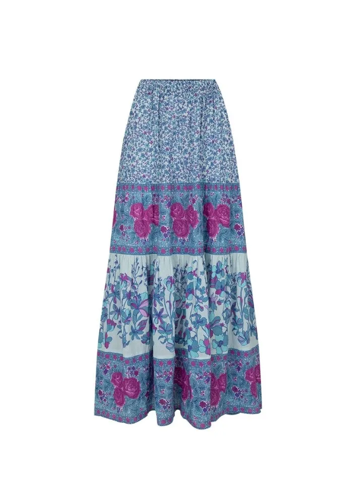 Love Jetty Maxi Skirt - Blue Nirvana