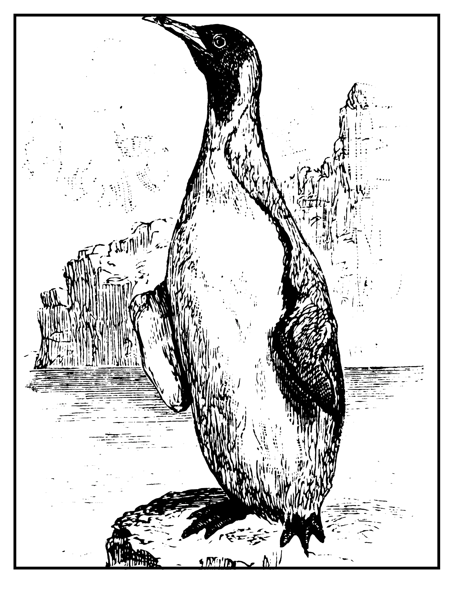 Love Penguins: A Delightful (Digital) Printable Coloring Book for All Ages