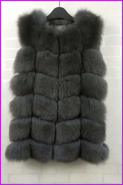 Luxury Warm Fluffy Faux Fur Gilet F2797