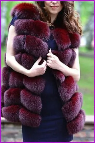 Luxury Warm Fluffy Faux Fur Gilet F2797