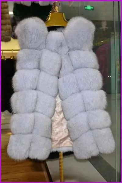 Luxury Warm Fluffy Faux Fur Gilet F2797