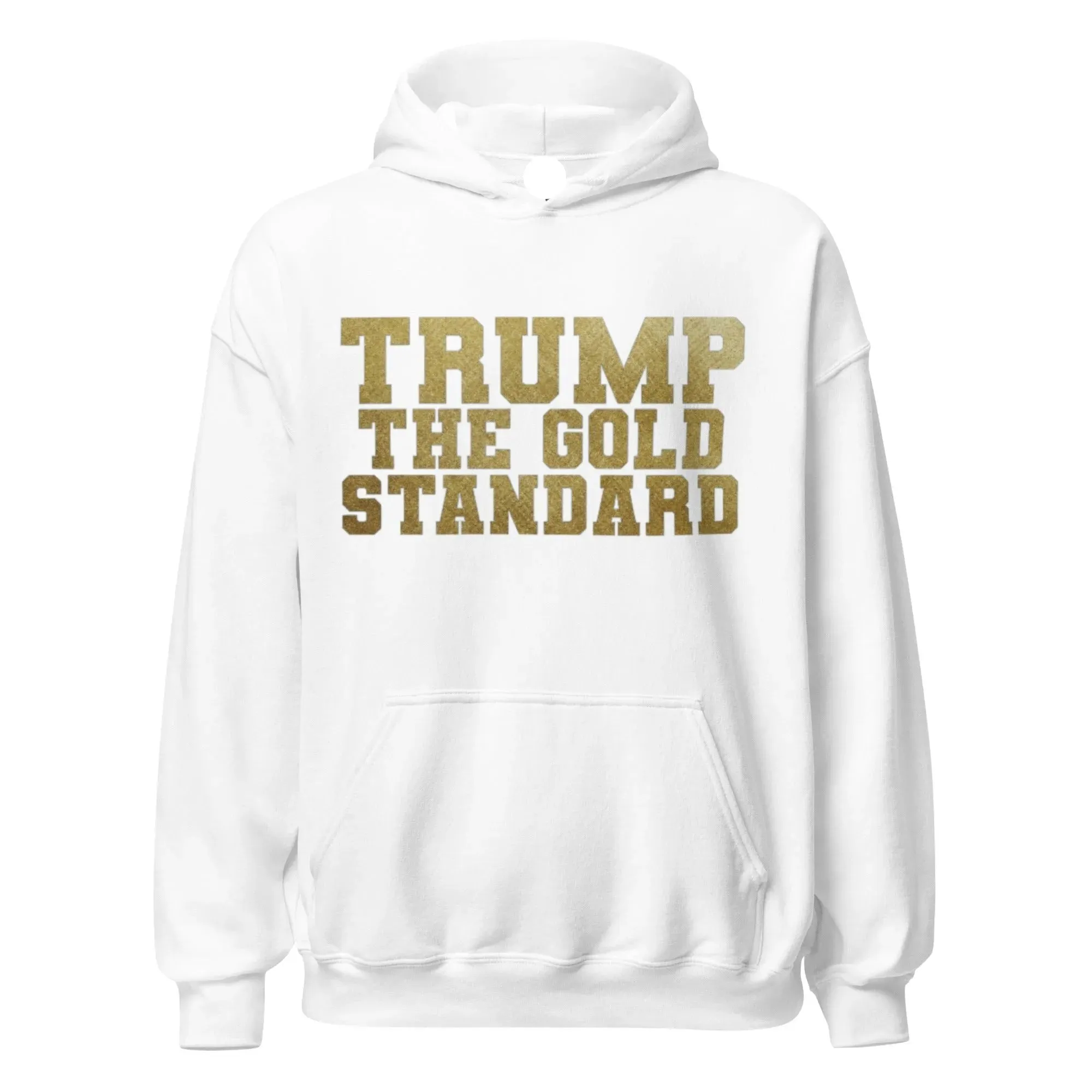 Maga Hoodie Trump The Gold Standard Midweight Blended Cotton Soft Pullover