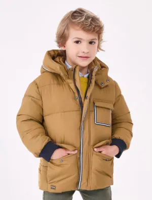 Mayoral Boys Eco Friends Chestnut Puffer Jacket