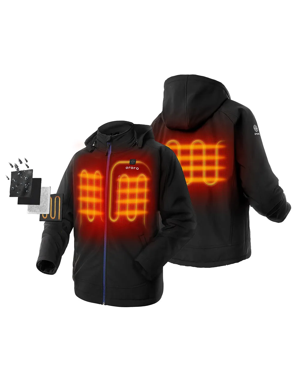 Men's Classic Heated Jacket - Black/Other Colours