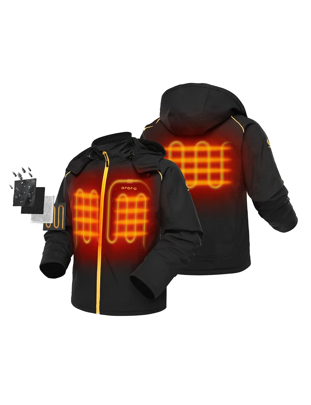 Men's Classic Heated Jacket - Black/Other Colours