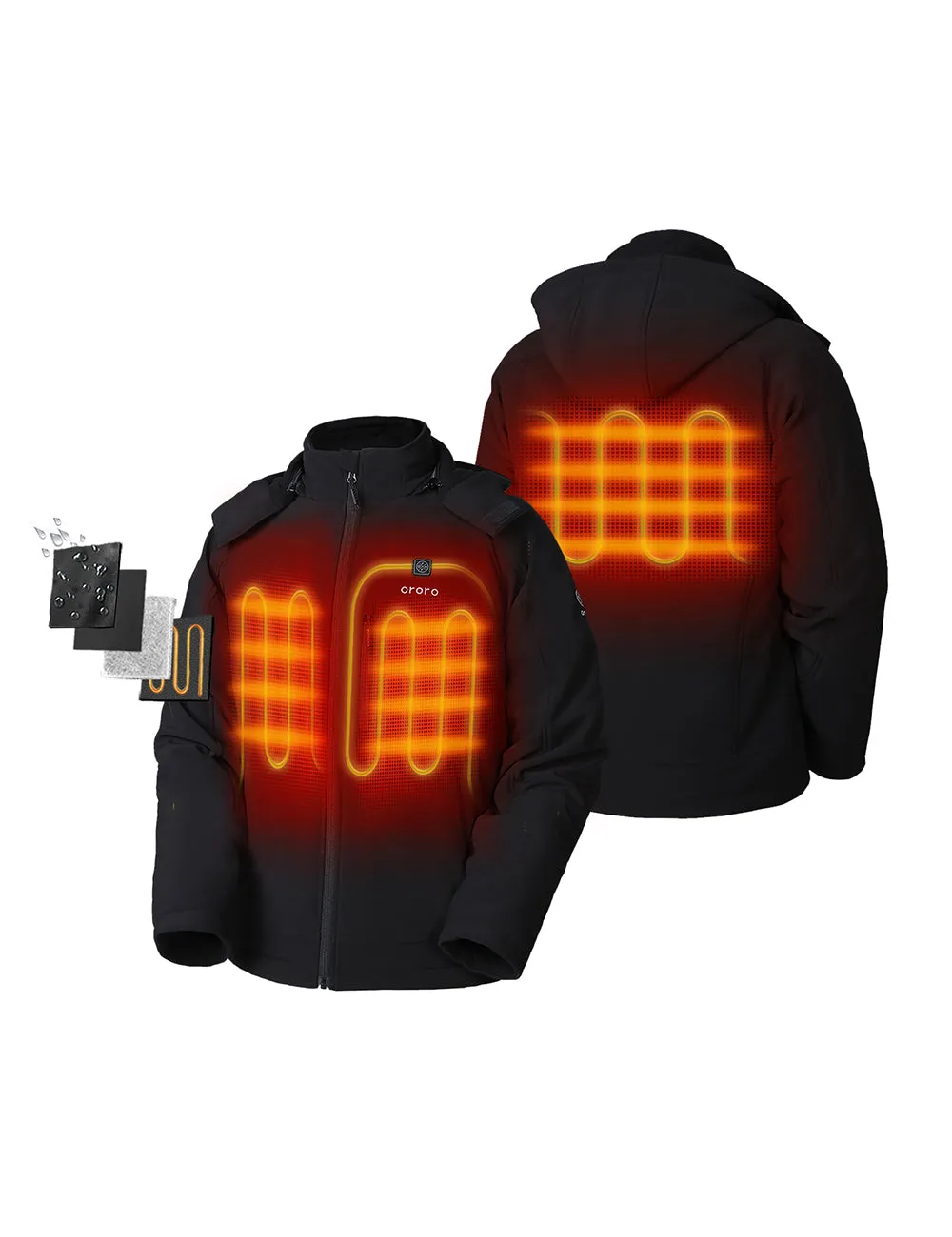 Men's Classic Heated Jacket - Black/Other Colours