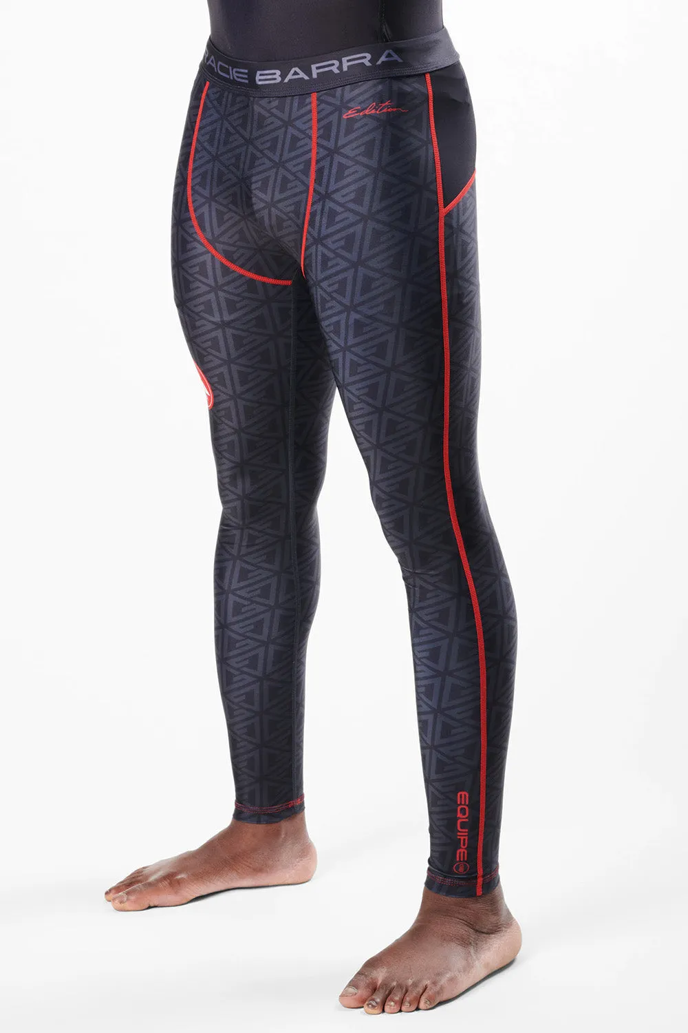 Mens Equipe Compression Pants - Black