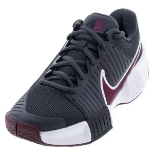 Mens GP Challenge Pro Tennis Shoes Dark Smoke Grey and Sangria