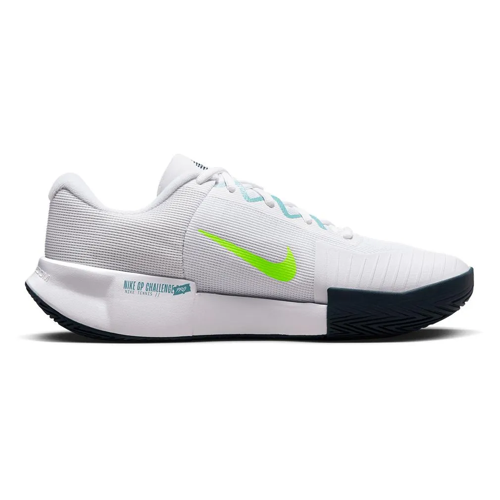 Mens GP Challenge Pro Tennis Shoes White and Denim Turq