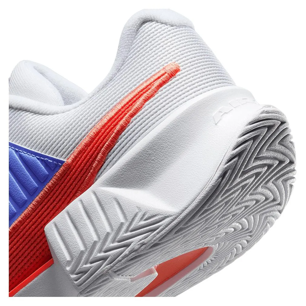 Men`s GP Challenge Pro Tennis Shoes White and Hyper Crimson