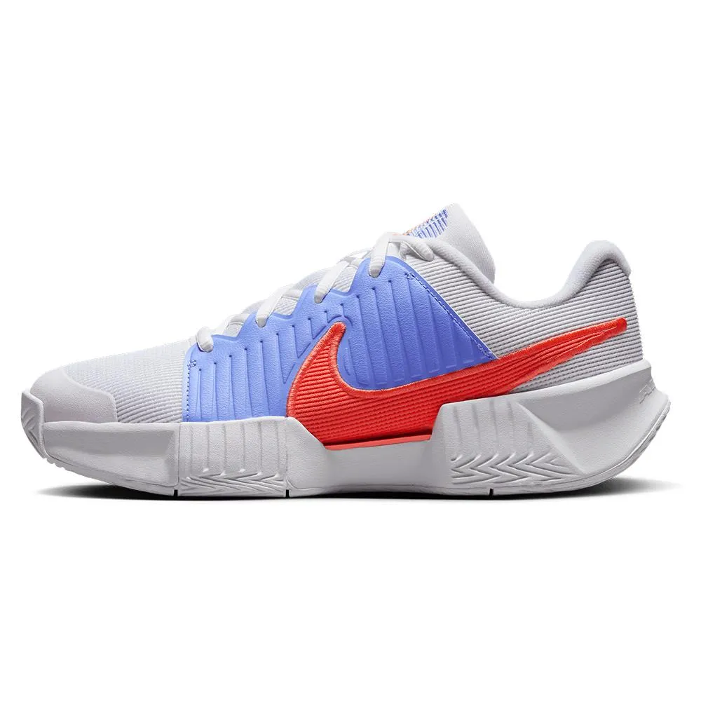 Men`s GP Challenge Pro Tennis Shoes White and Hyper Crimson