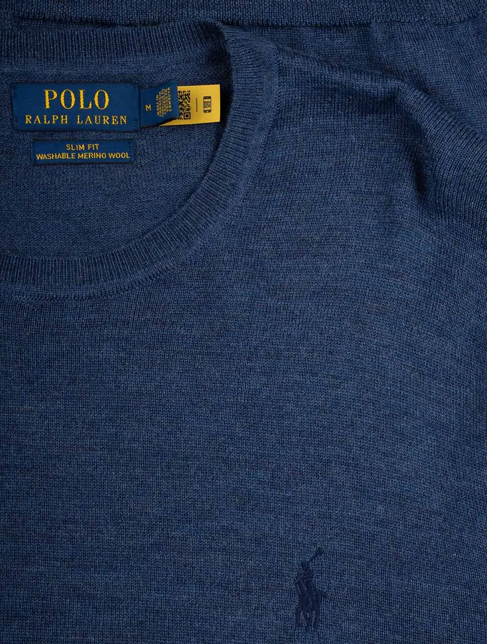 Merino Crew Neck Jumper Harbor Island Blue