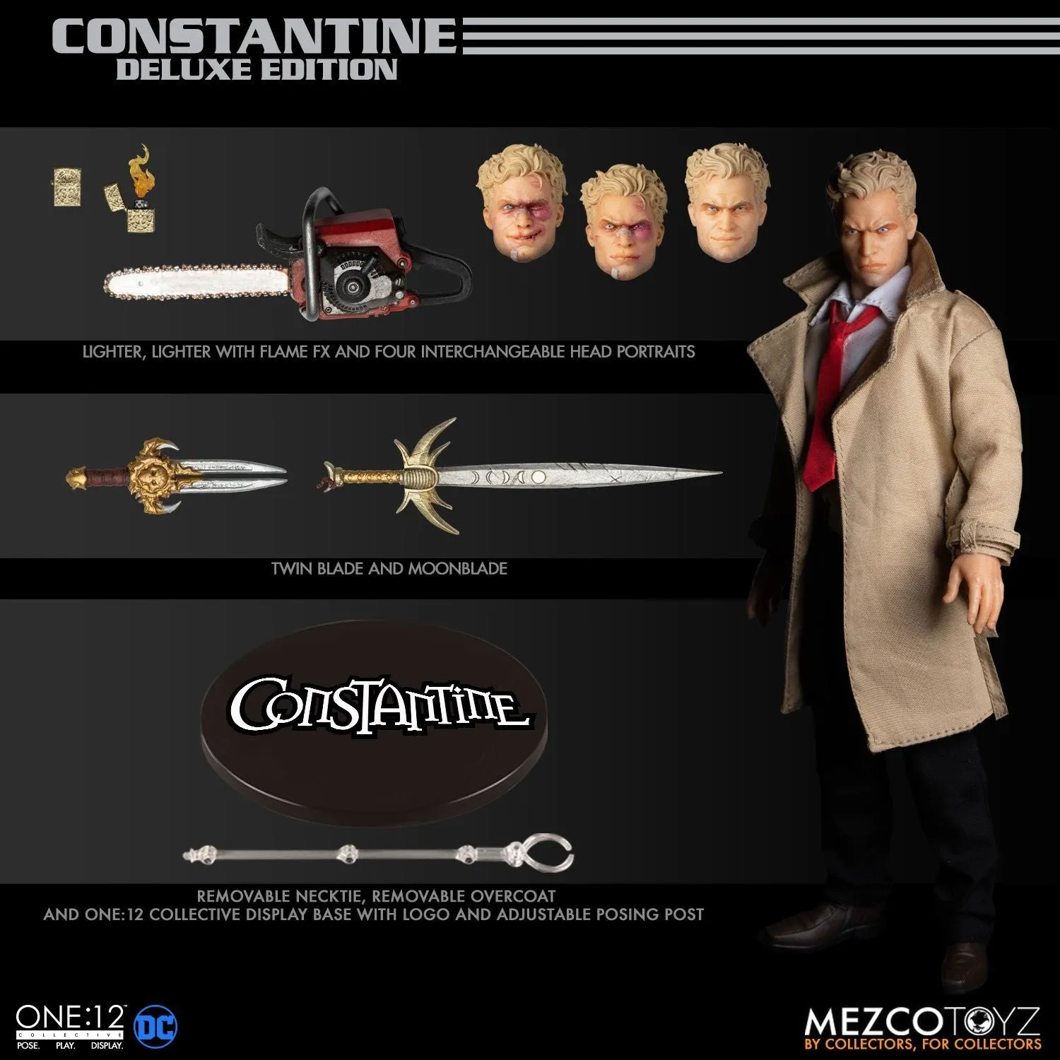 Mezco One:12 Collective DC Constantine Deluxe Edition Action Figure