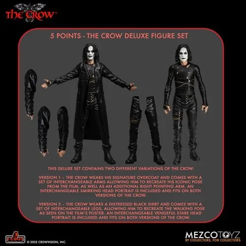 Mezco Toyz 5 Points The Crow Deluxe Figure Set