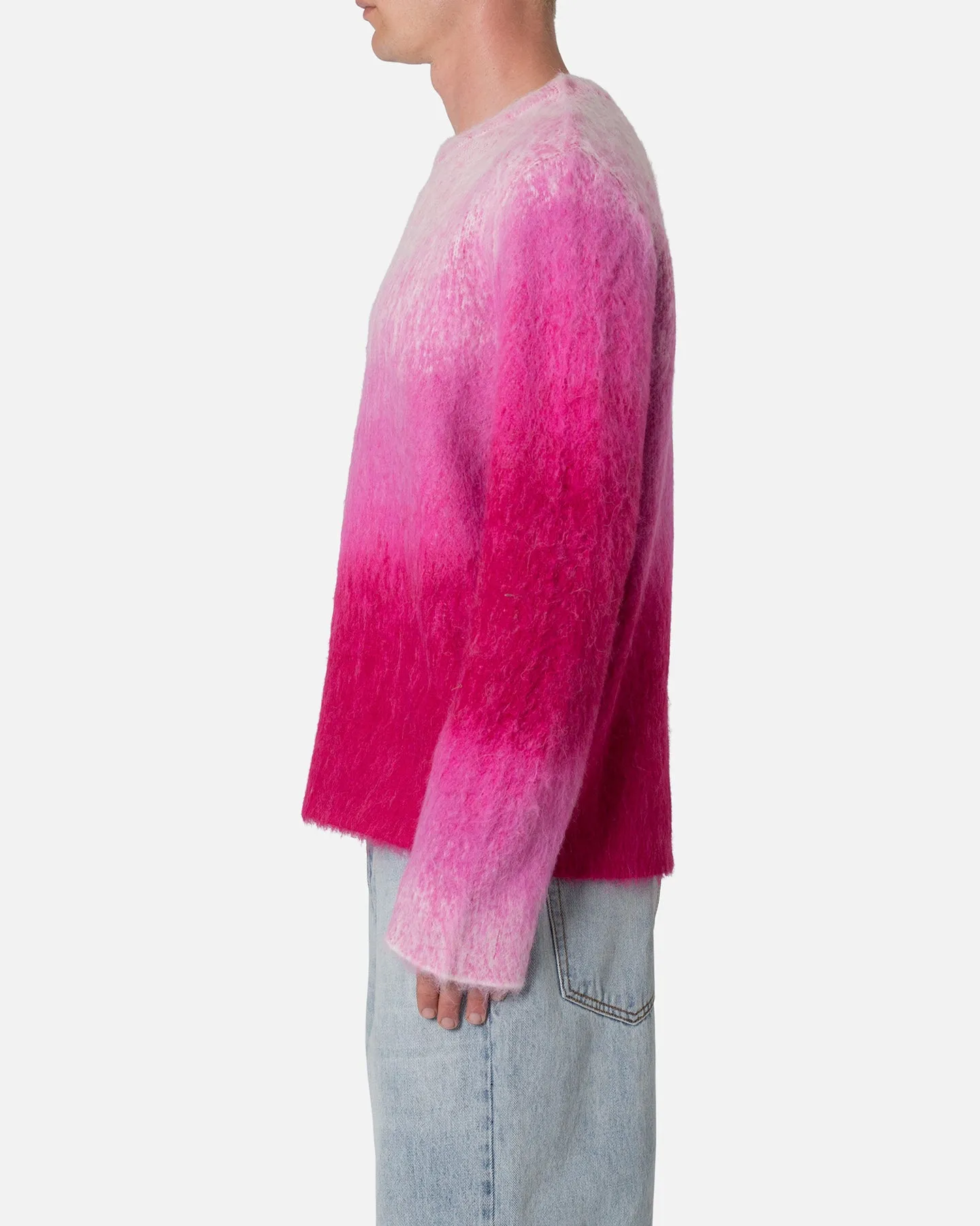 MNML Brushed Gradient Sweater Pink