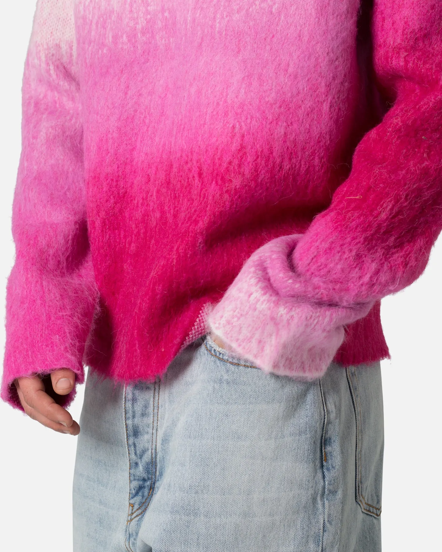 MNML Brushed Gradient Sweater Pink