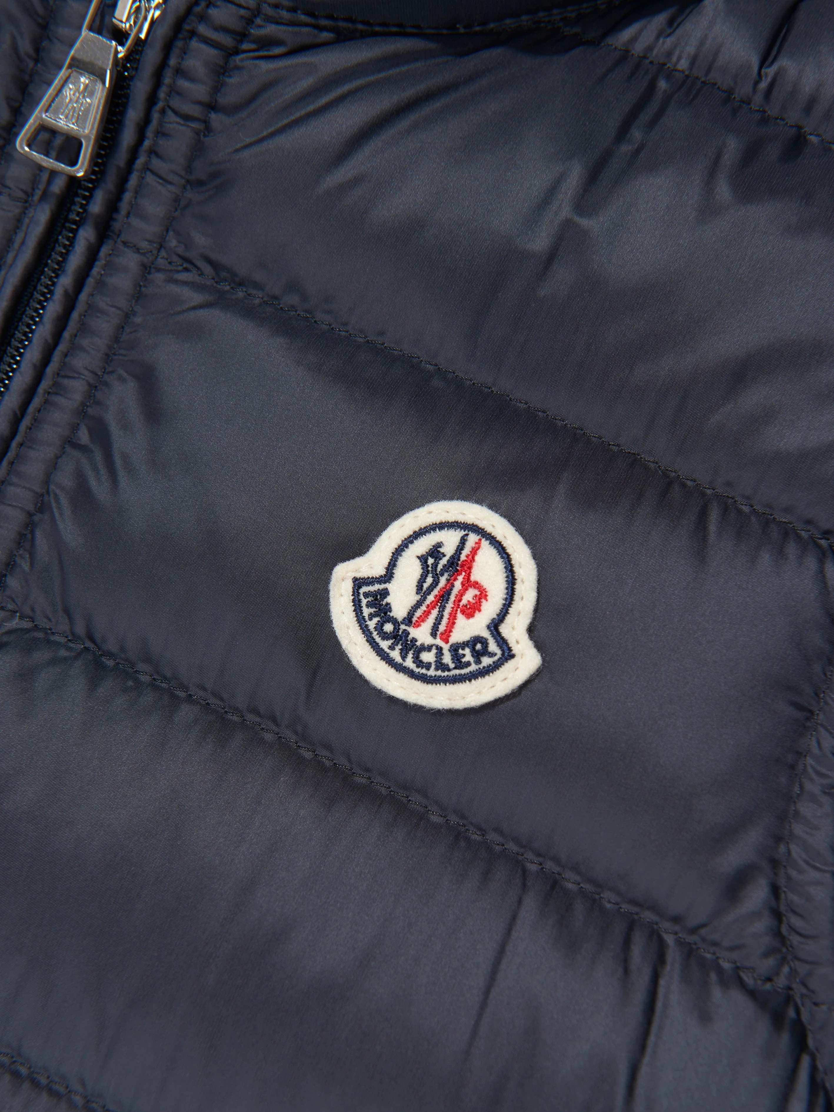 Moncler Enfant Boys Down Padded Gui Gilet in Navy