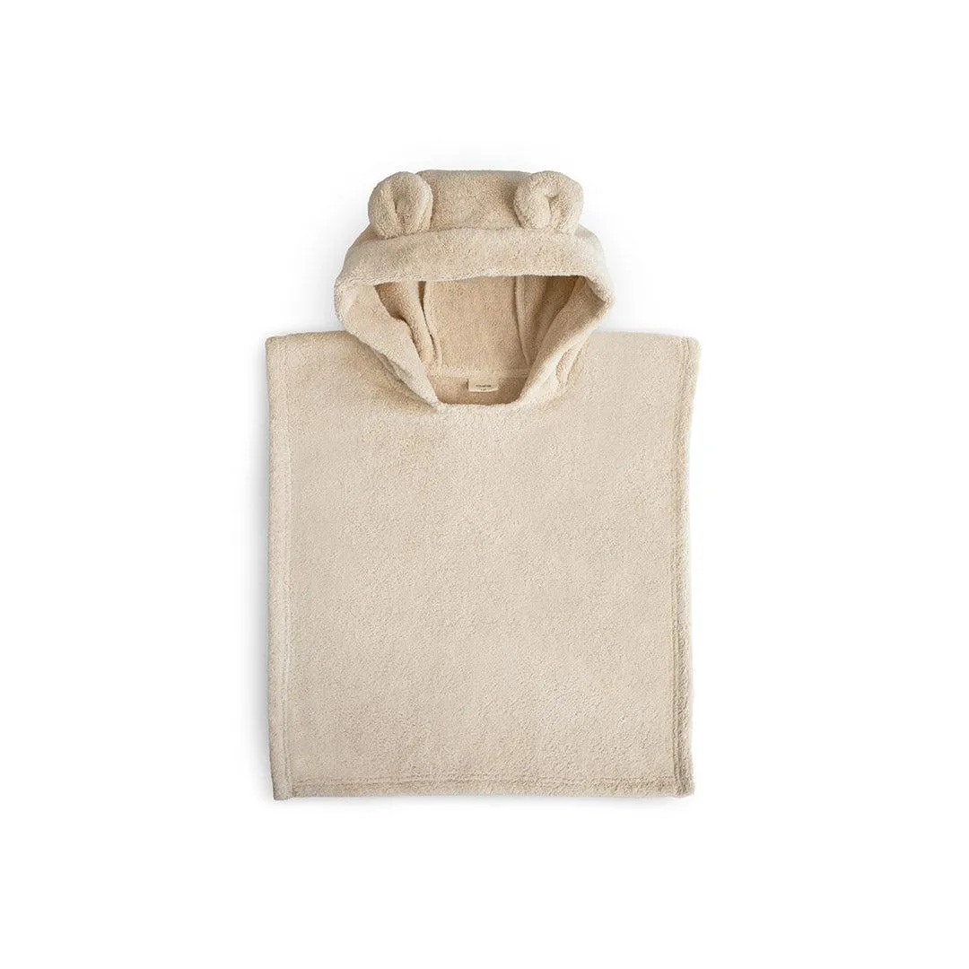 Mushie Poncho Towel - Bear Fog