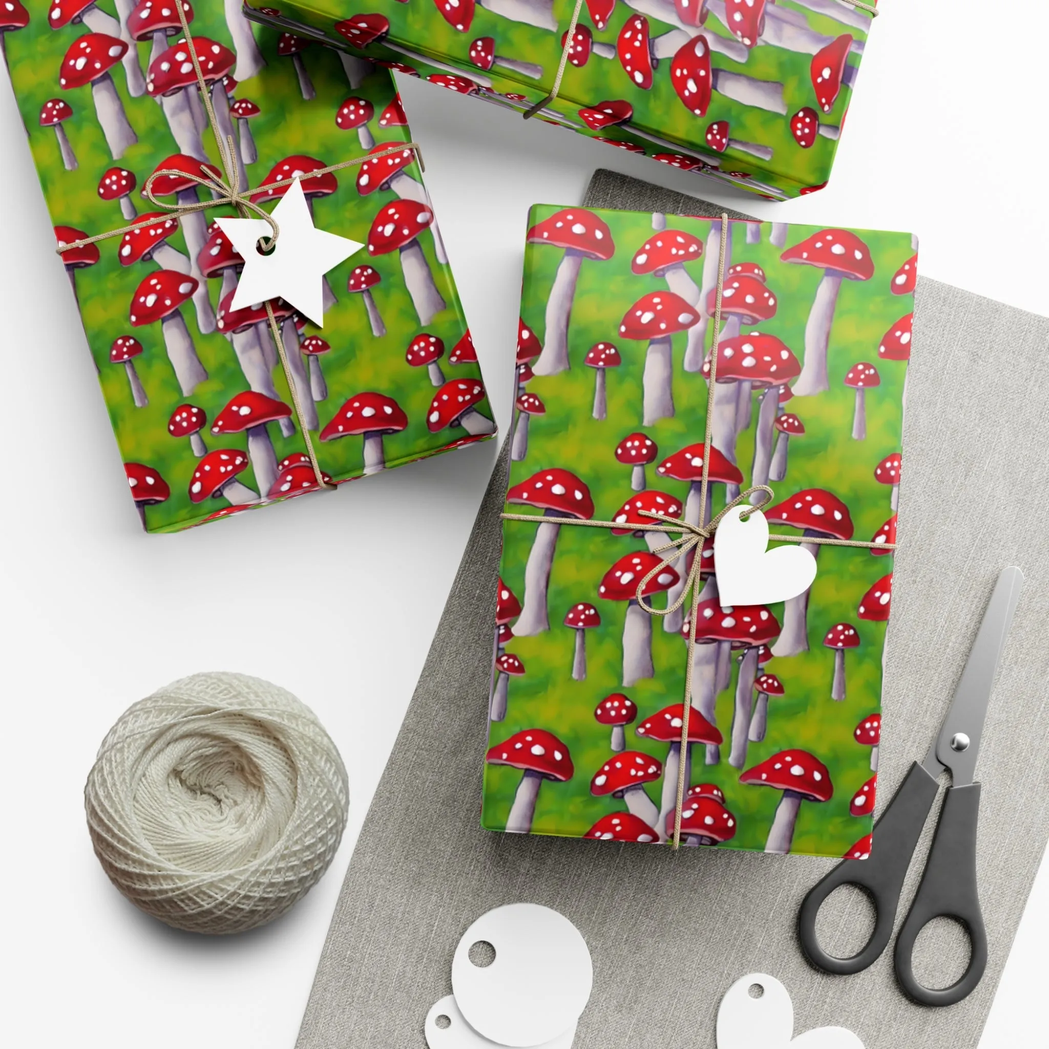 Mushroom Gift Wrapping Paper