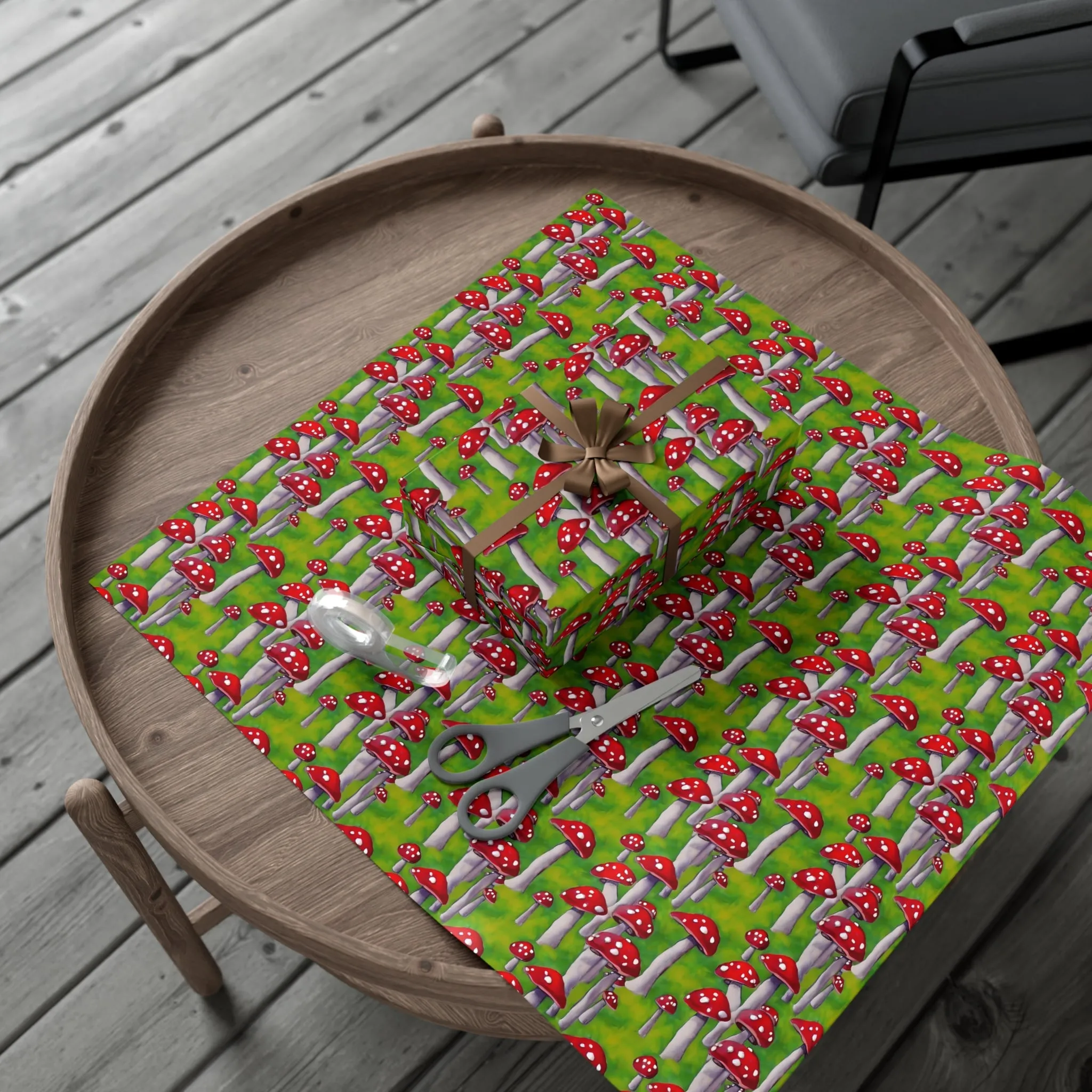 Mushroom Gift Wrapping Paper