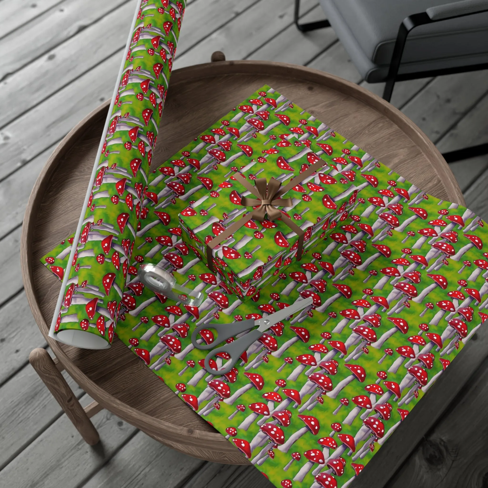 Mushroom Gift Wrapping Paper