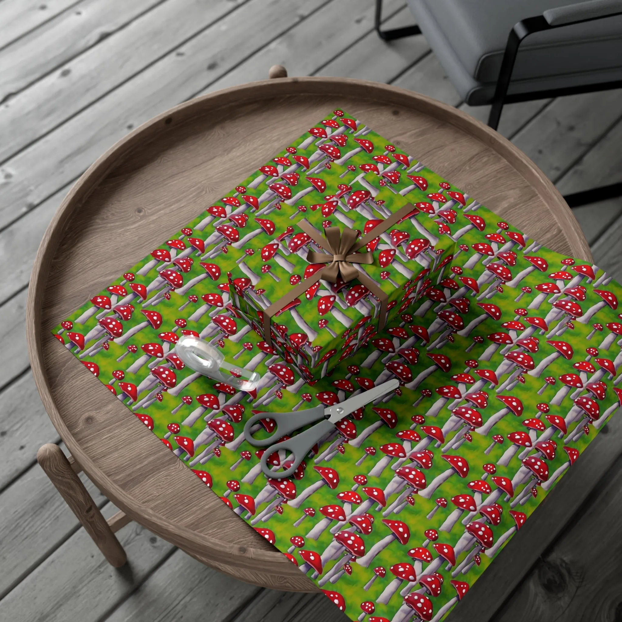 Mushroom Gift Wrapping Paper