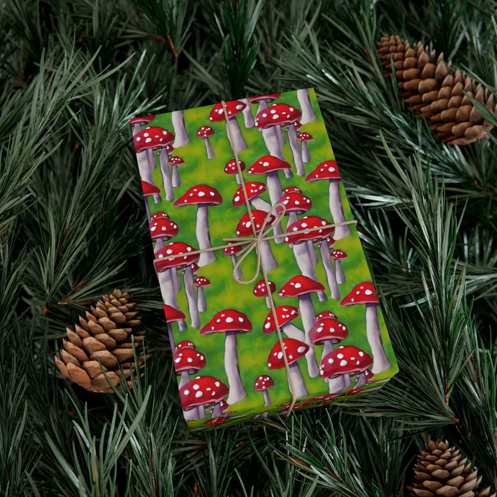 Mushroom Gift Wrapping Paper