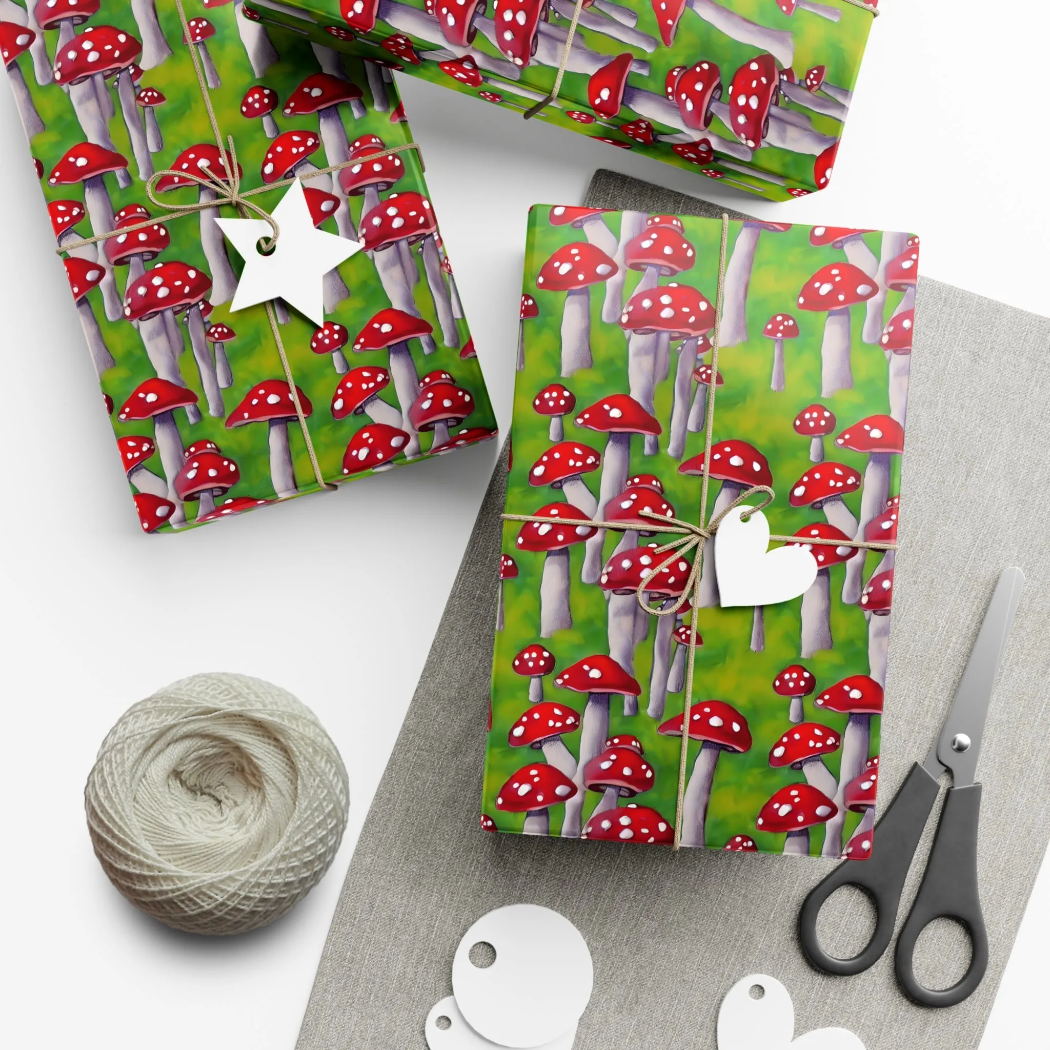 Mushroom Gift Wrapping Paper