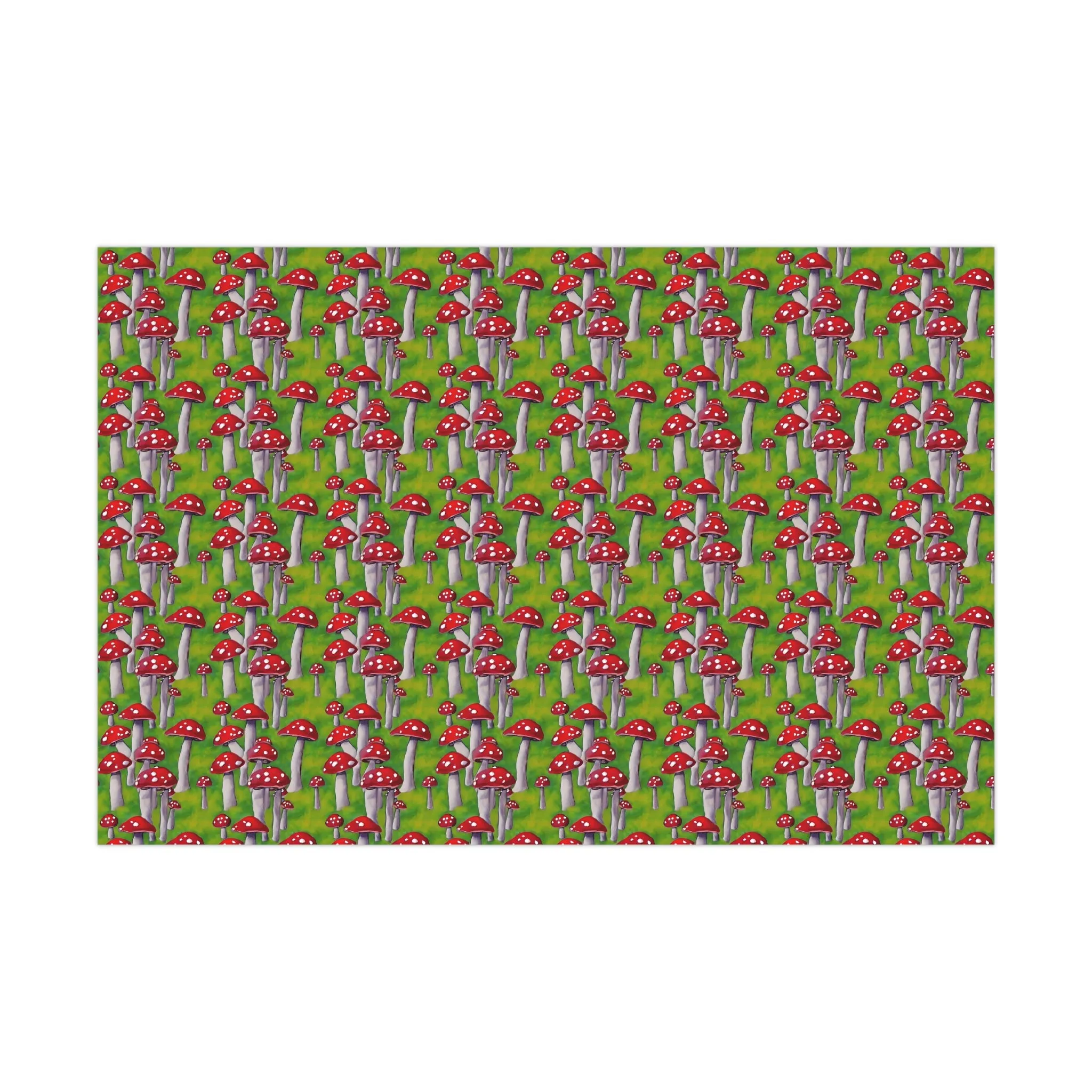 Mushroom Gift Wrapping Paper