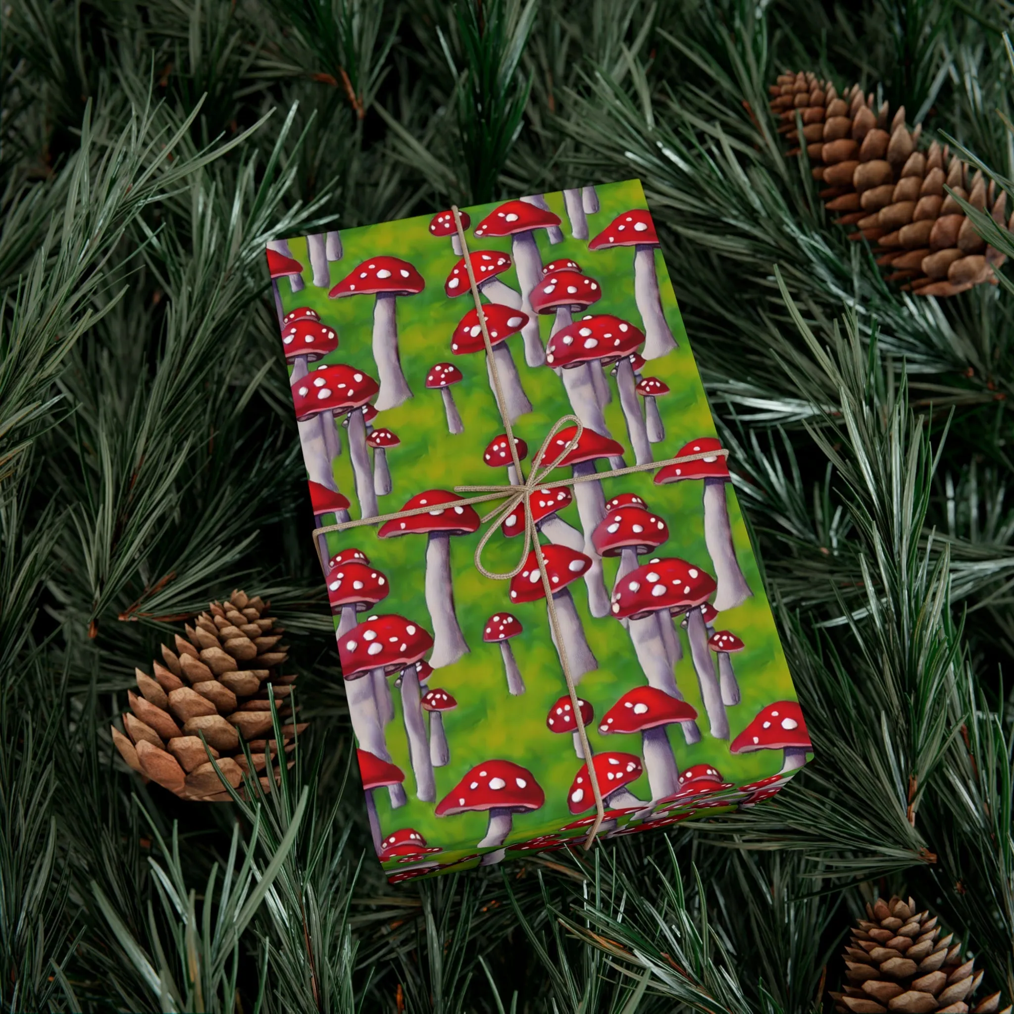 Mushroom Gift Wrapping Paper