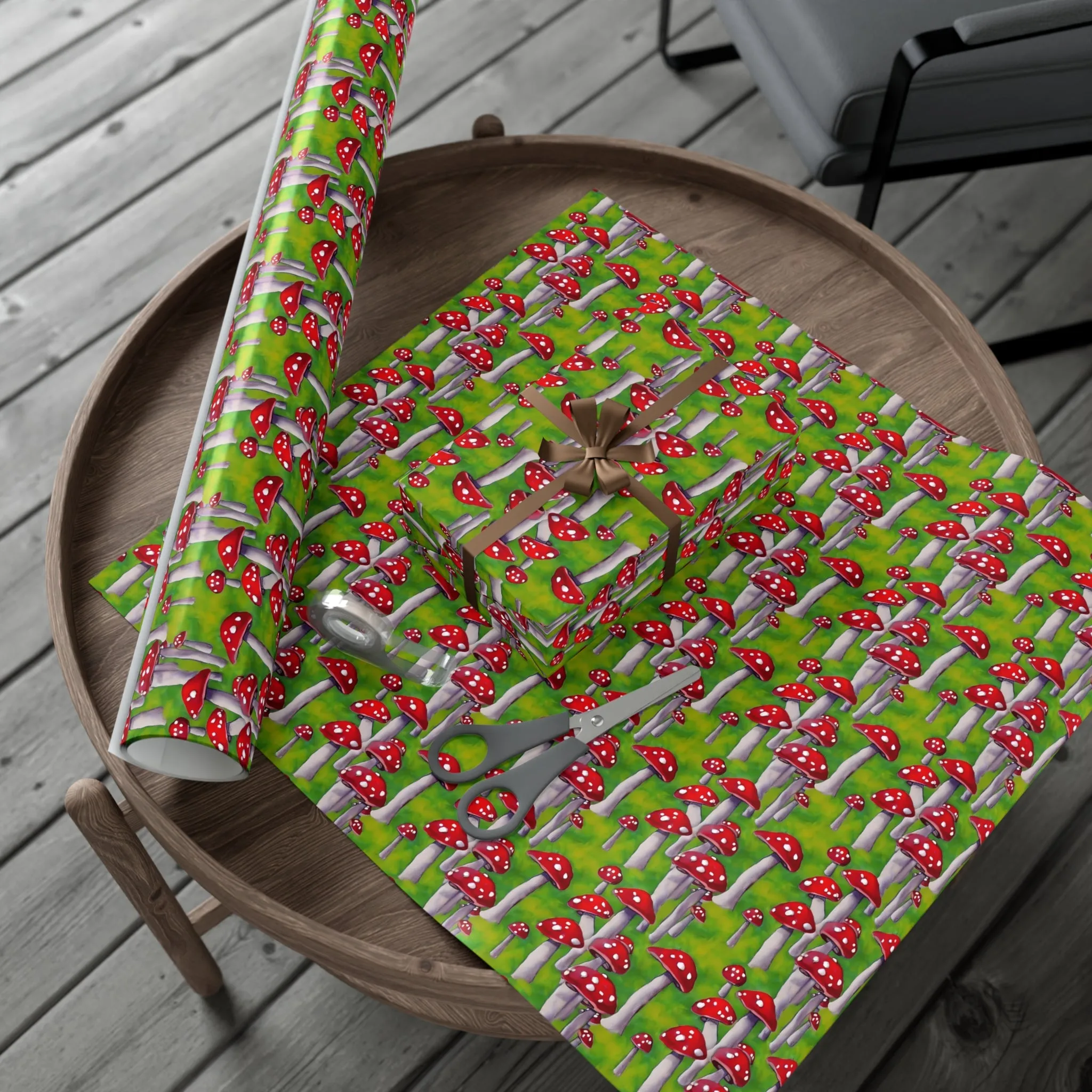 Mushroom Gift Wrapping Paper