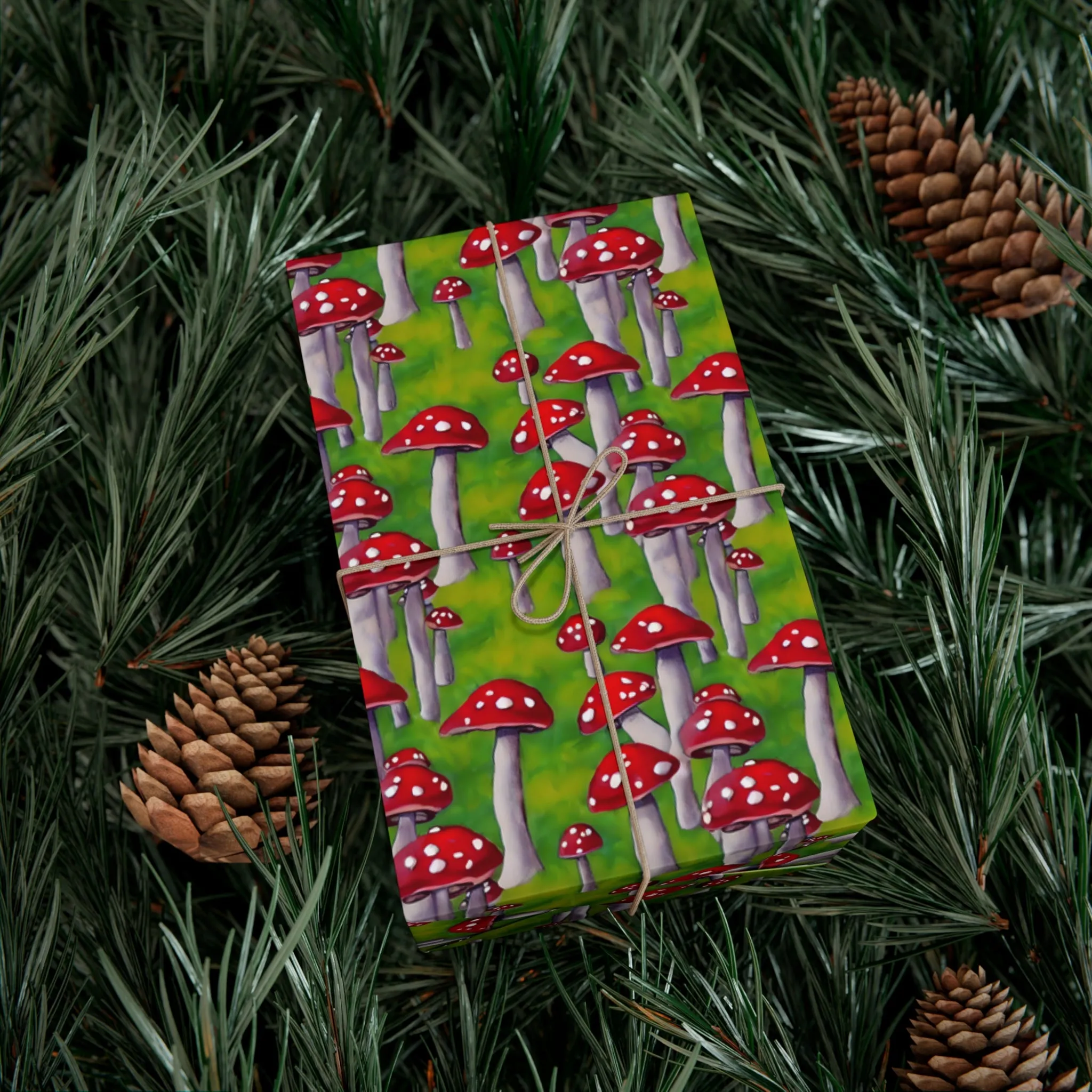 Mushroom Gift Wrapping Paper