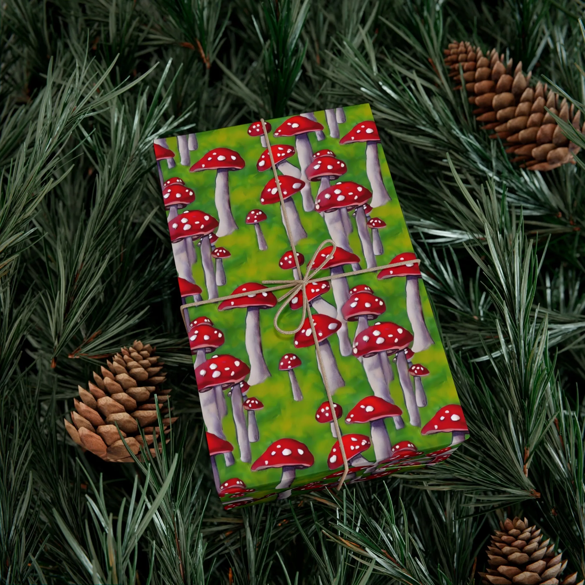 Mushroom Gift Wrapping Paper