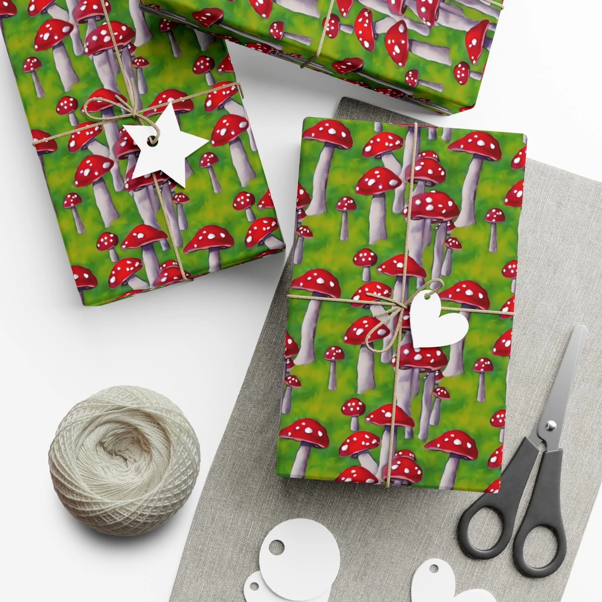 Mushroom Gift Wrapping Paper