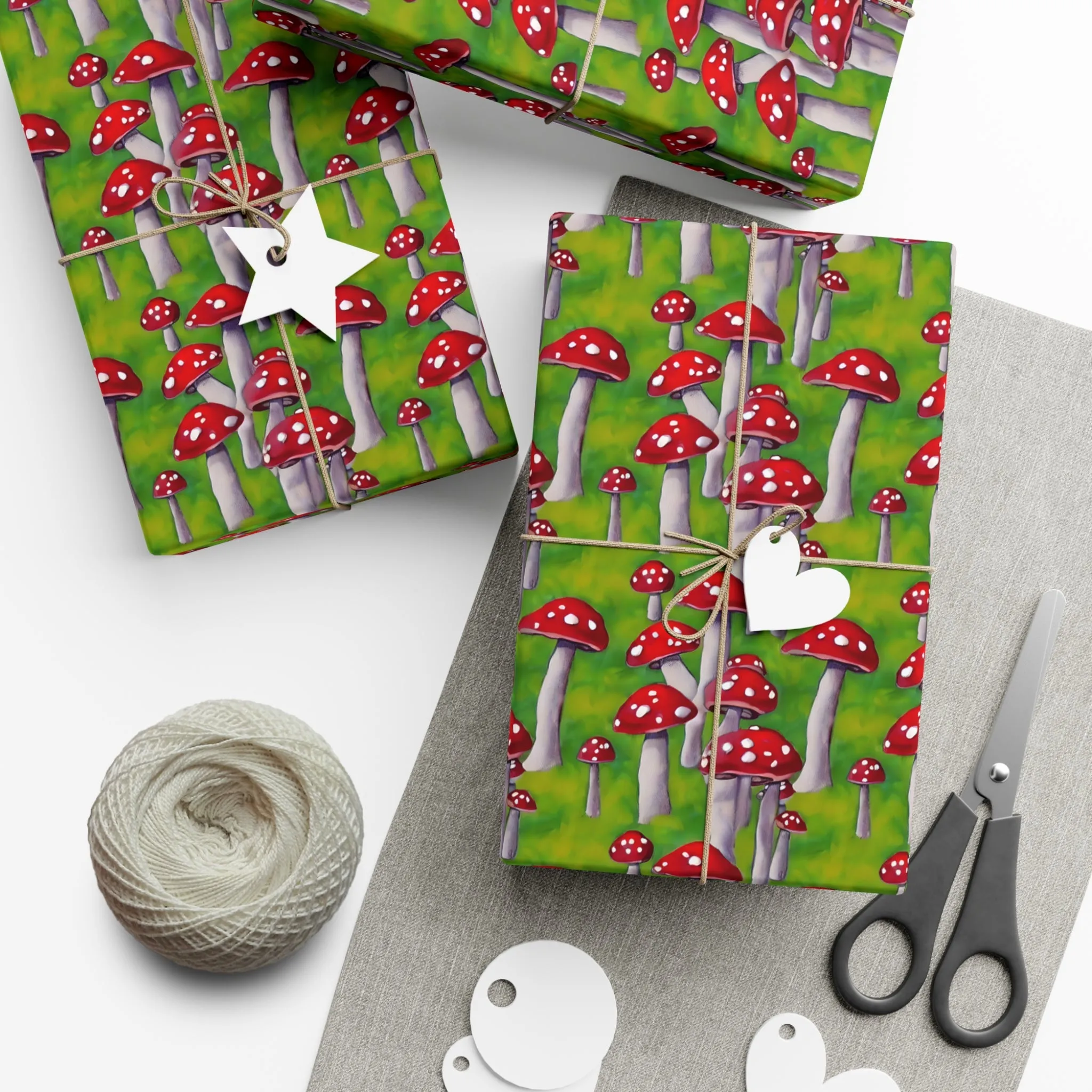 Mushroom Gift Wrapping Paper