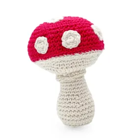 Myum Organic Cotton - Amanita Mushroom Rattle