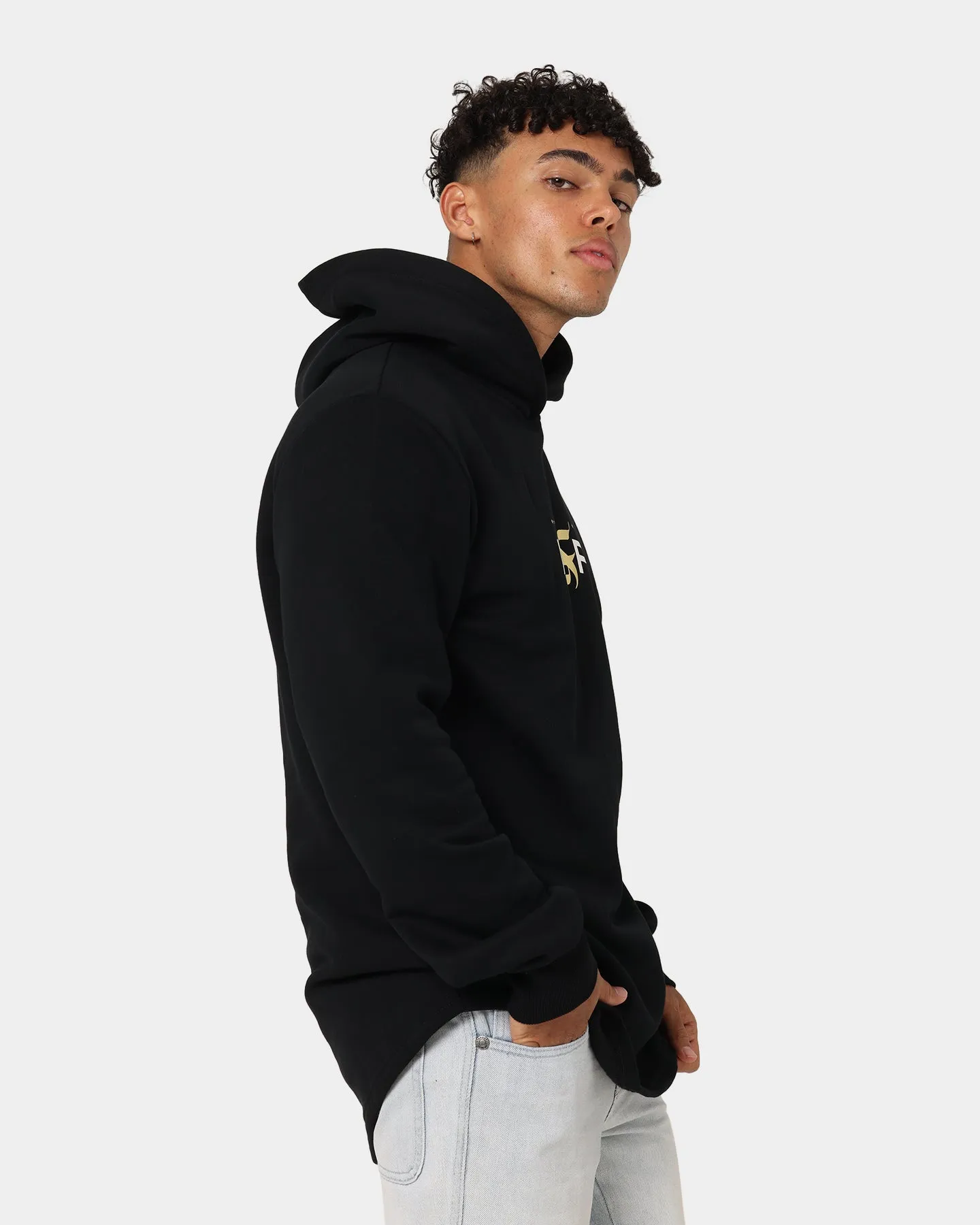 Nena and Pasadena Victims Dual Curved Hoodie Jet Black