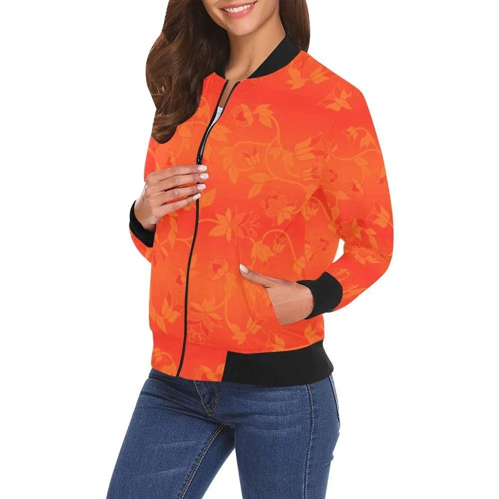 Orange Days Orange A feather for each Bomber Jacket for Women