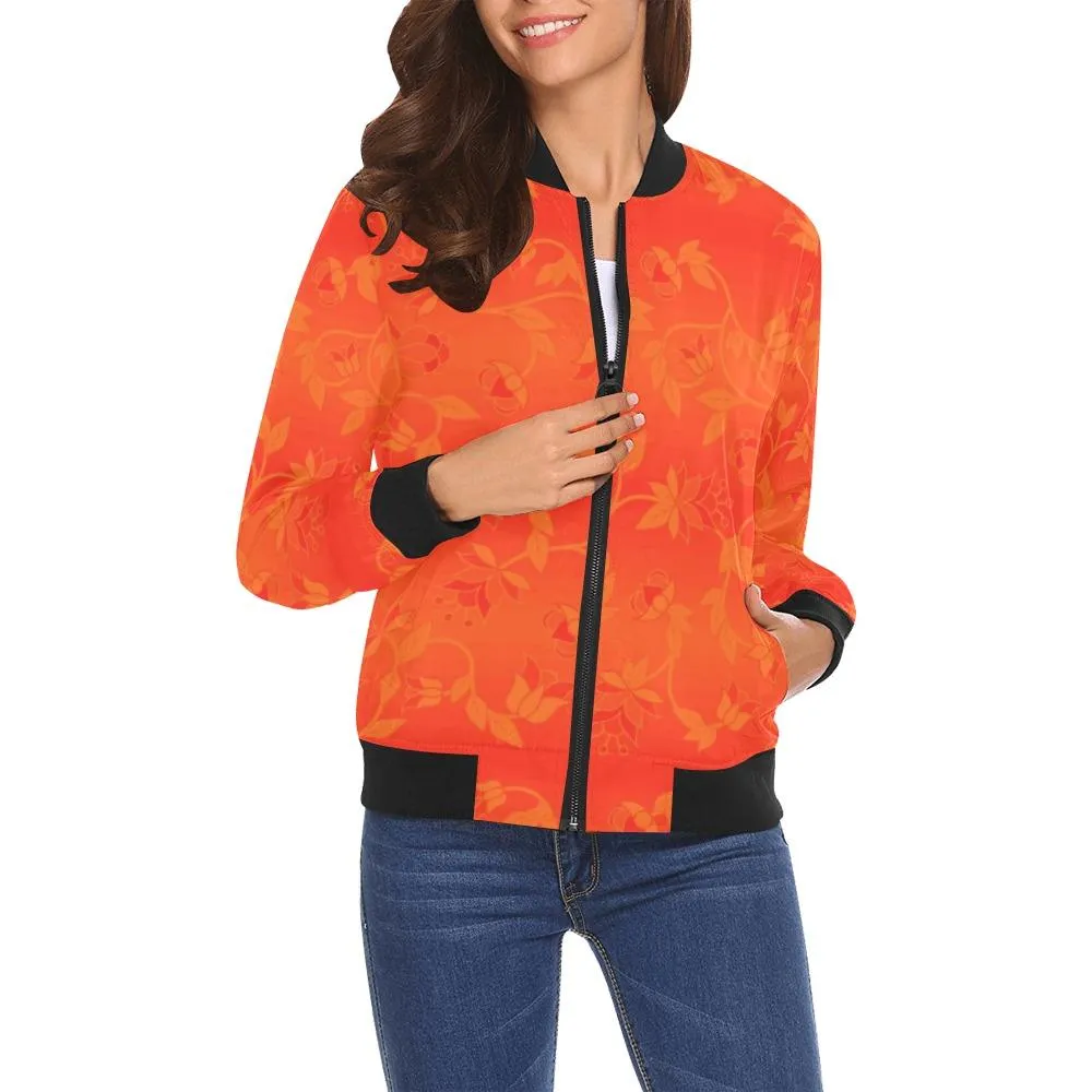 Orange Days Orange A feather for each Bomber Jacket for Women