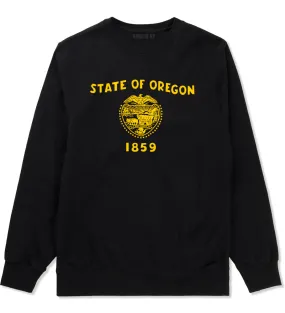 Oregon State Flag GRAPHIC Mens Crewneck Sweatshirt