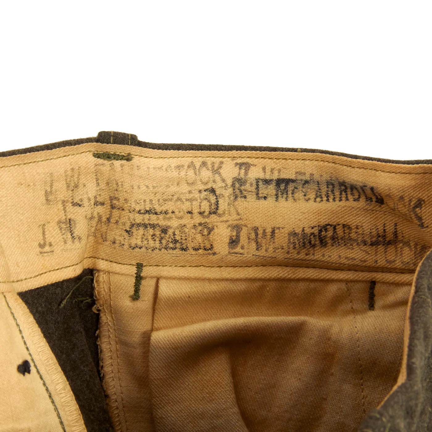 Original U.S. WWII Named US Marine Corps Ship’s Detachment Modified Vandegrift Jacket With Trousers - William W. Westmoreland, Wounded In Action