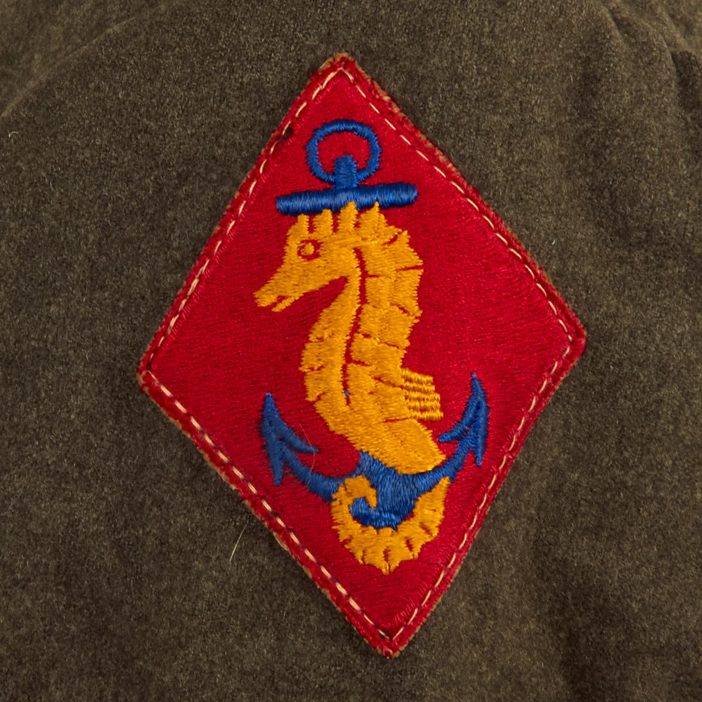 Original U.S. WWII Named US Marine Corps Ship’s Detachment Modified Vandegrift Jacket With Trousers - William W. Westmoreland, Wounded In Action