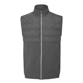 Oscar Jacobson Quinn Mens Golf Gilet 2024 - Pewter