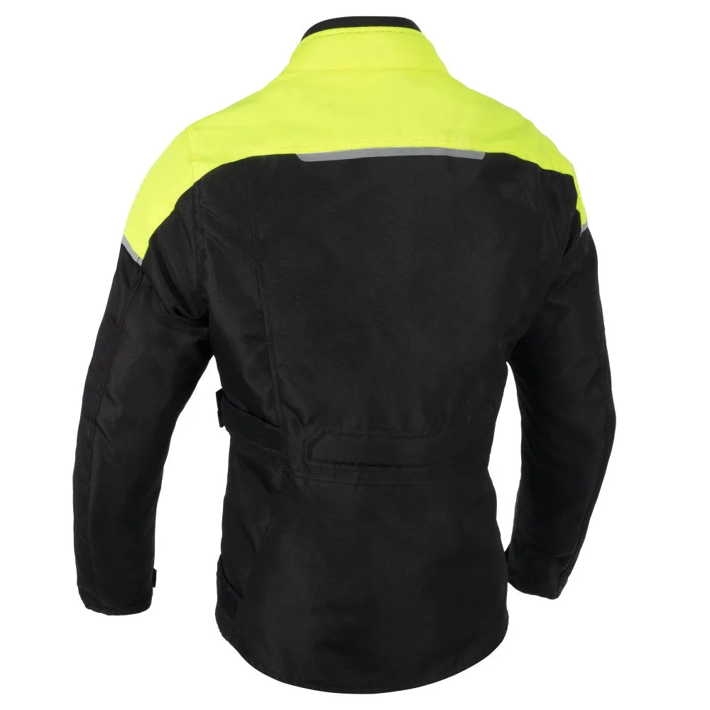 Oxford Spartan Long WP Women's Black Fluo Motorcycle Jacket