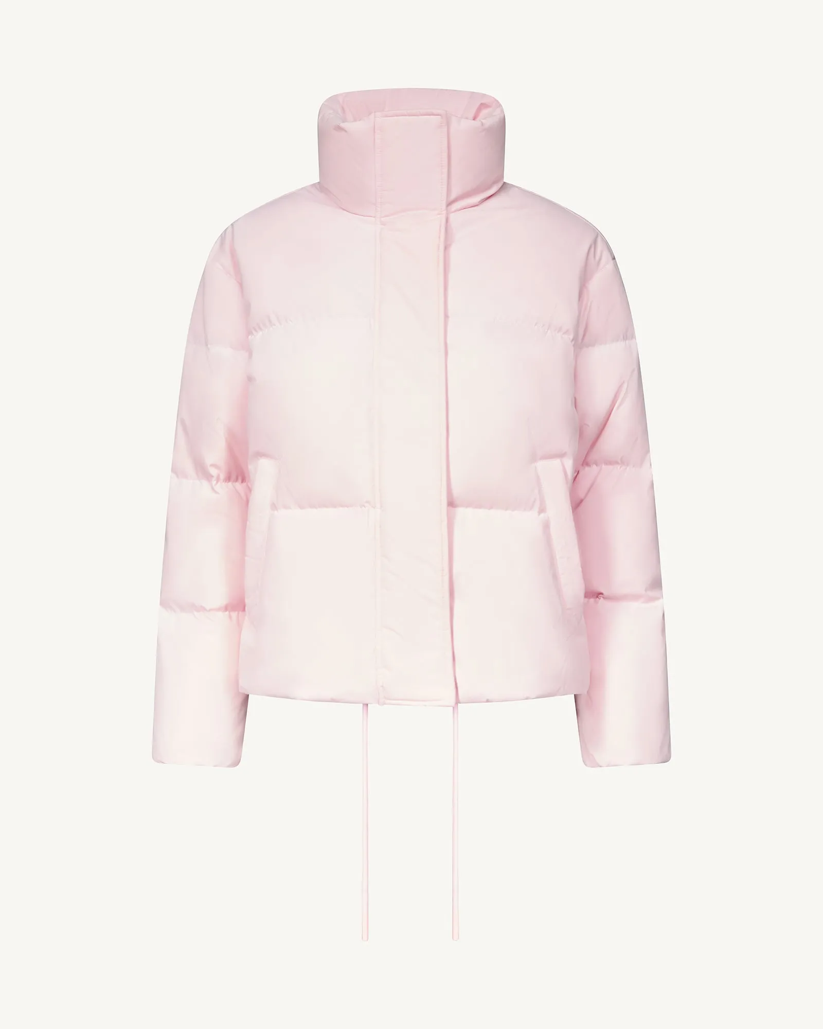 Ozaka cropped puffer-style down jacket Petal rose