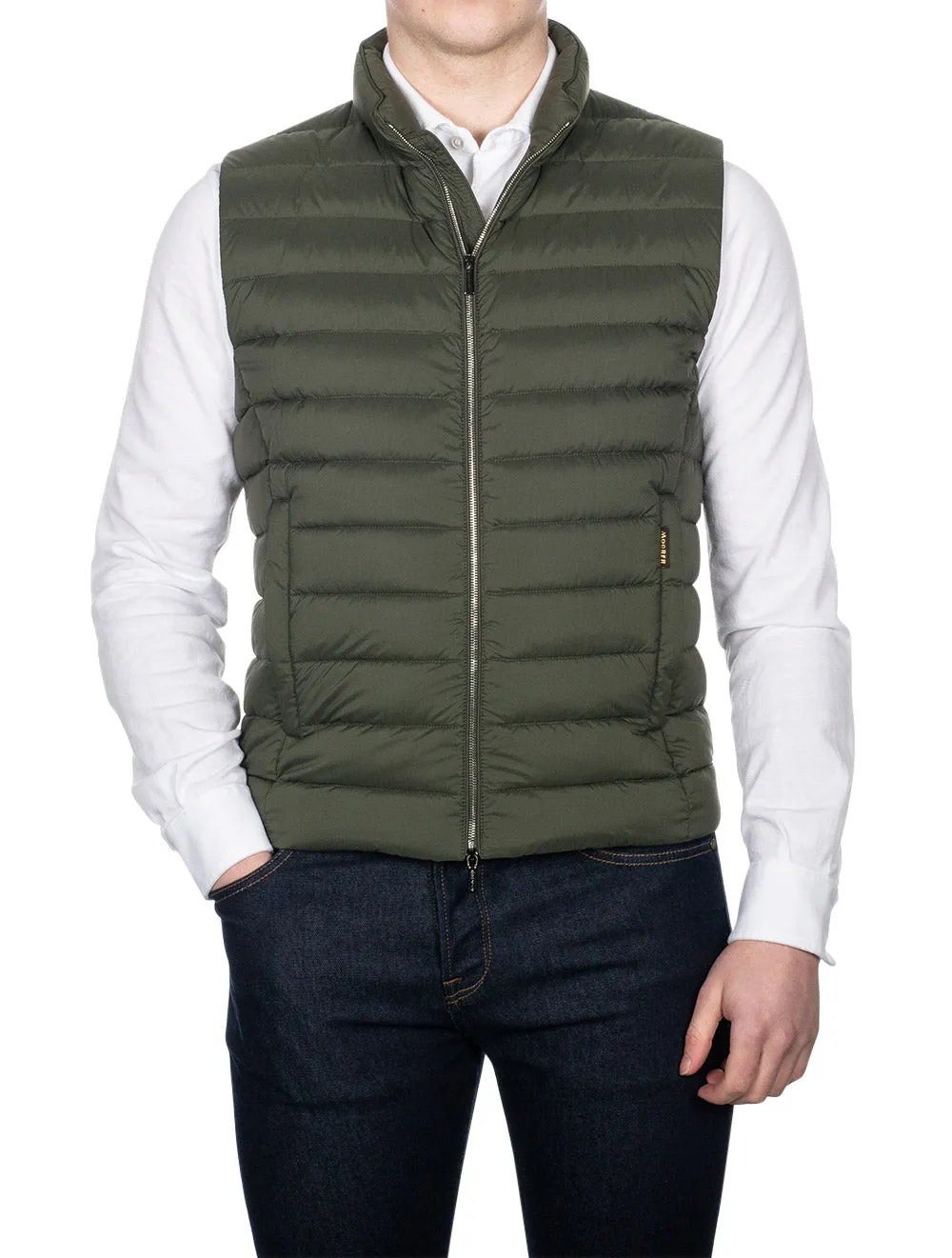 Padded Gilet Green